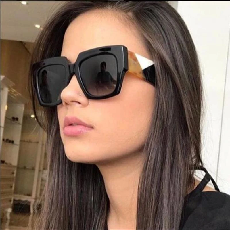 Buy White Square Sunglasses Women Oversized Square Sun 