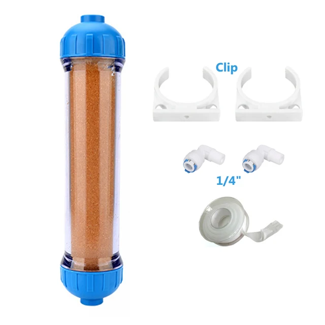 Ro refillable t33 housing diy fill water filter cartridge filled with ion exchange resin remove scal/softening water quality