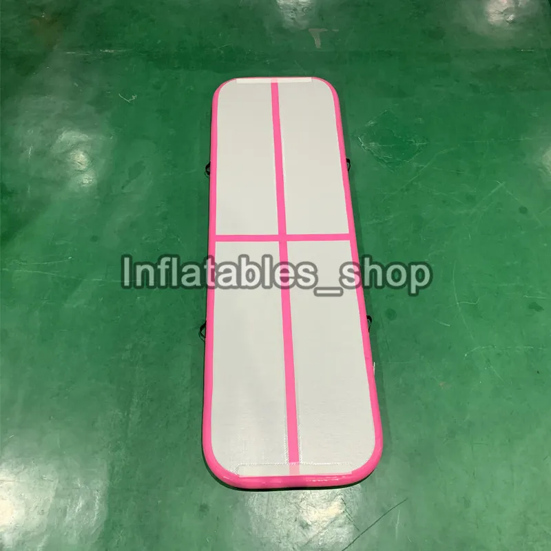 Новинка! надувная воздушная дорожка 5*1*0,2 м, 5 м, 4 м, спортивный Олимпийский коврик для спортзала Yugo, надувная воздушная дорожка для домашнего использования - Цвет: pink cross line
