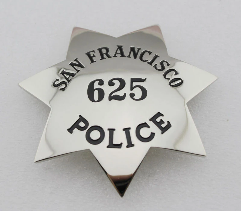 

Classic SAN FRANCISCO POLICE, Replica Movie Prop Pin Badge