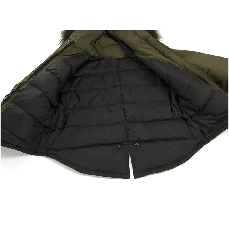 100 Manteau 90 Épais Parka ardoisé Parkas Fourrure Naturel Capot Laveur D'hiver bourgogne Et Canard De 2018 Blanc Green Bule Raton Femmes Collier Navy Duvet rose army Long OwIrqpO