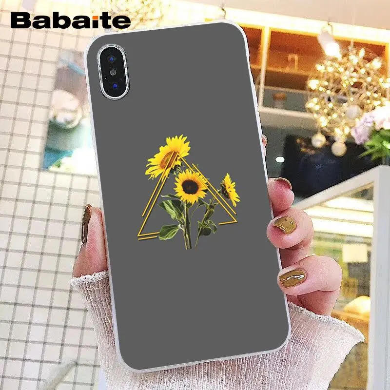 Babaite Love Passion Ball желтый подсолнух арт эстетический чехол для телефона для iphone 11 Pro 11Pro Max 8 7 6 6S Plus X XS MAX 5S SE XR - Цвет: A7