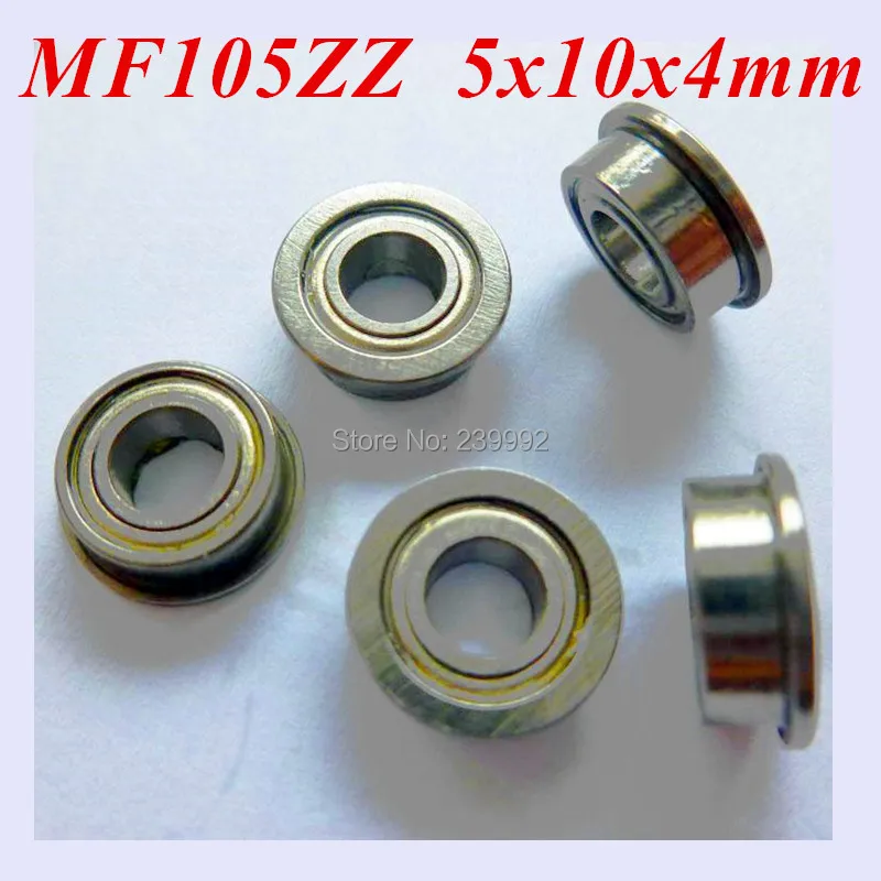 

Free Shipping 60pcs/lot MF105ZZ miniature Flange Deep Groove Ball Bearings MF105 LF1050 ZZ 5x10x4