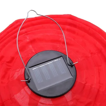 

New Hot 4pcs 30CM Waterproof Solar Lantern Solar Outdoor Hanging Lights LED Holiday Lights Hanging Lantern Chinese Celebration