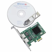 Двухпортовый Gigabit Ethernet Адаптер Сетевой Карты С Broadcom Чипсет bcm5715
