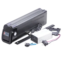 High quality 36V 10Ah 11Ah 12Ah 14Ah 500W Ebike Battery 36V Silver Fish Lithium Battery for Bafang/8FUN BBS02B motor