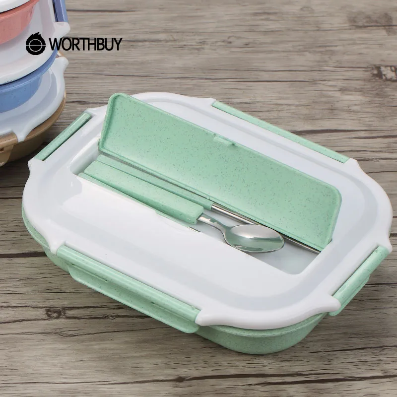 WORTHBUY японский переносная коробка для ланча с отделениями 304 нержавеющая сталь