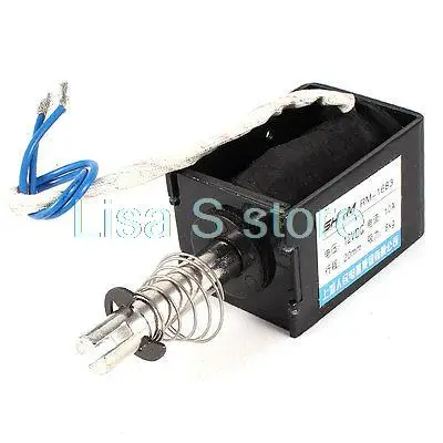 

DC 12V Pull Type Sring Loaded Solenoid Electromagnet 20mm 8Kg RM-1683