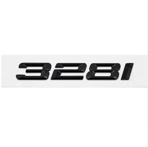 Украшение автомобиля 3D Эмблема Для BMW 2 3 серии 220I 228I 235I 328I 330I 335I 340I 335 E30 E36 E39 E60 F30 E90 GT крышка багажника Стикеры - Название цвета: black 328i