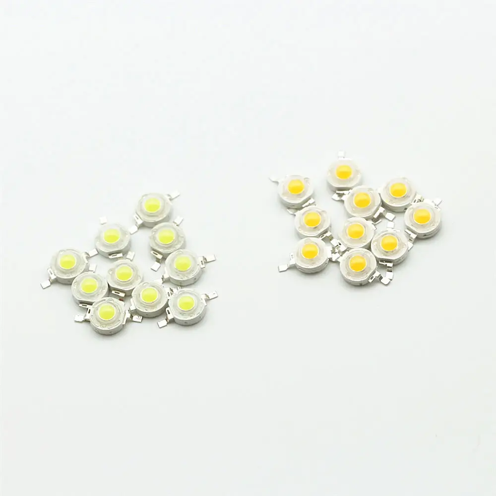 10 1000 шт. светодиодный COB лампы постоянного тока чип 1 Вт светодиодные 3W 3 2 6 V Вход 100