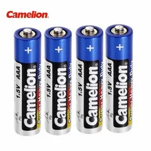 4 шт. Camelion R03P 1,5 в AAA щелочные батареи без ртути сухая батарея для электрической игрушки фонарик часы мышь