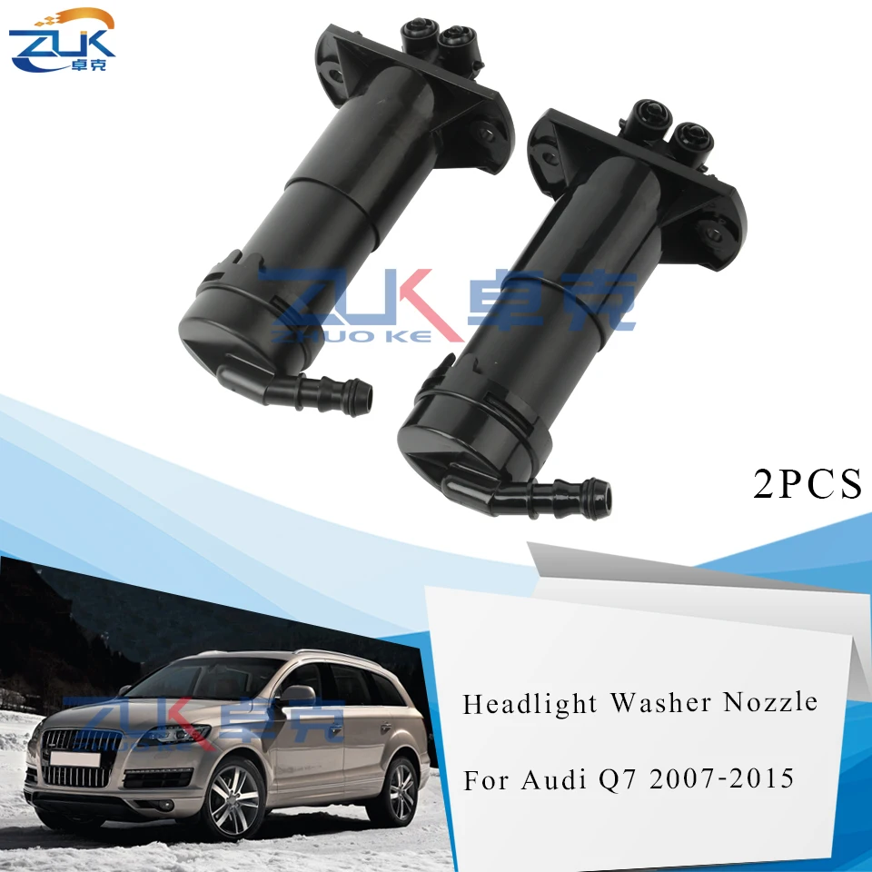 

1 Pair Head Light Washer Pump Head Lamp Water Spray Nozzle Jet Actuator For Audi Q7 2007 2008 2009 2010 2011 2012 2013 2014 2015