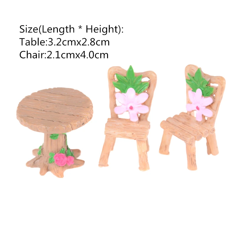 1/12 Mini Dollhouse Furniture Bed Set/Revolving Chair Miniature Living Room Kids Pretend Play Toy Miniature furniture Miniature - Цвет: 3PCS