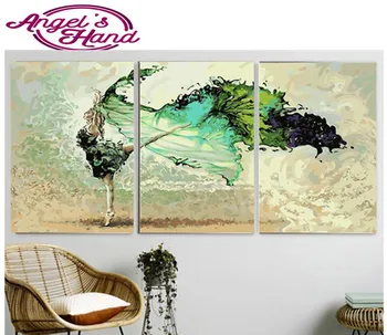 

5D diy diamond painting Beauty dancing Color painting diy cross stitch diamond embroidery set needlework diamond painting gifts