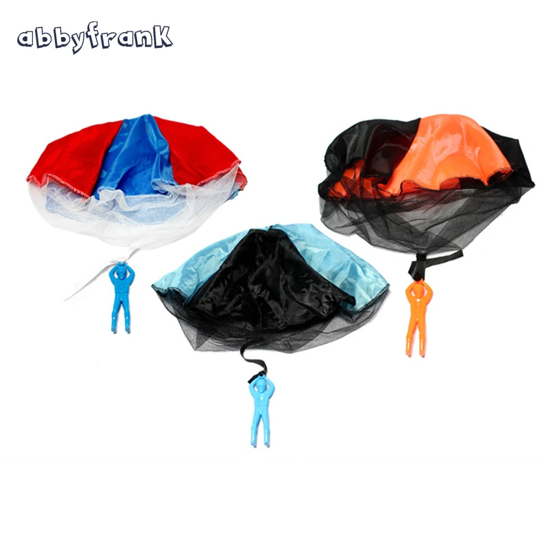Abbyfrank Mini Parachute Toy Hand Shoot Soldier Game Outdoor Sports
