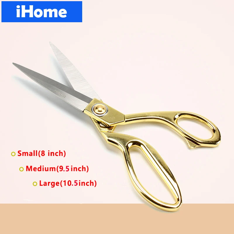 Golden Handle Stainless Steel Senior Tailor Sewing Scissors Sharp Blade