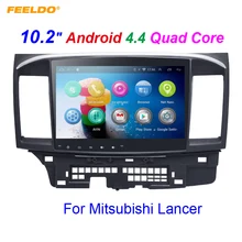 FEELDO 10.2 inch Android 4.4.2 10.2″Quad Core Car Media Player With GPS Navi Radio For Mitsubishi Lancer EX(2007-present #971