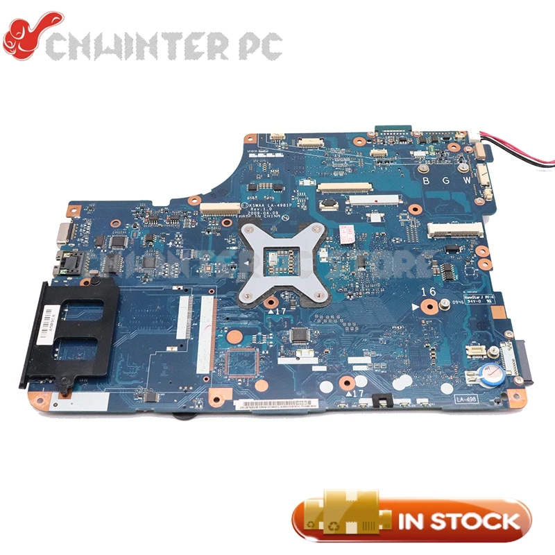  NOKOTION For toshiba Satellite L500 L505 Laptop motherboard HD GMA DDR2 only ree cpu K000083120 K00