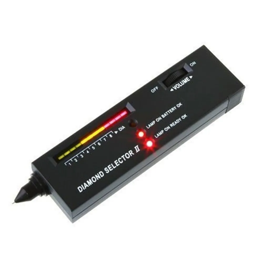 Professional Diamond Tester Gemstone Gem Selector High Accuracy Jewelry Watcher Tool LED Indicator Test Pen | Инструменты