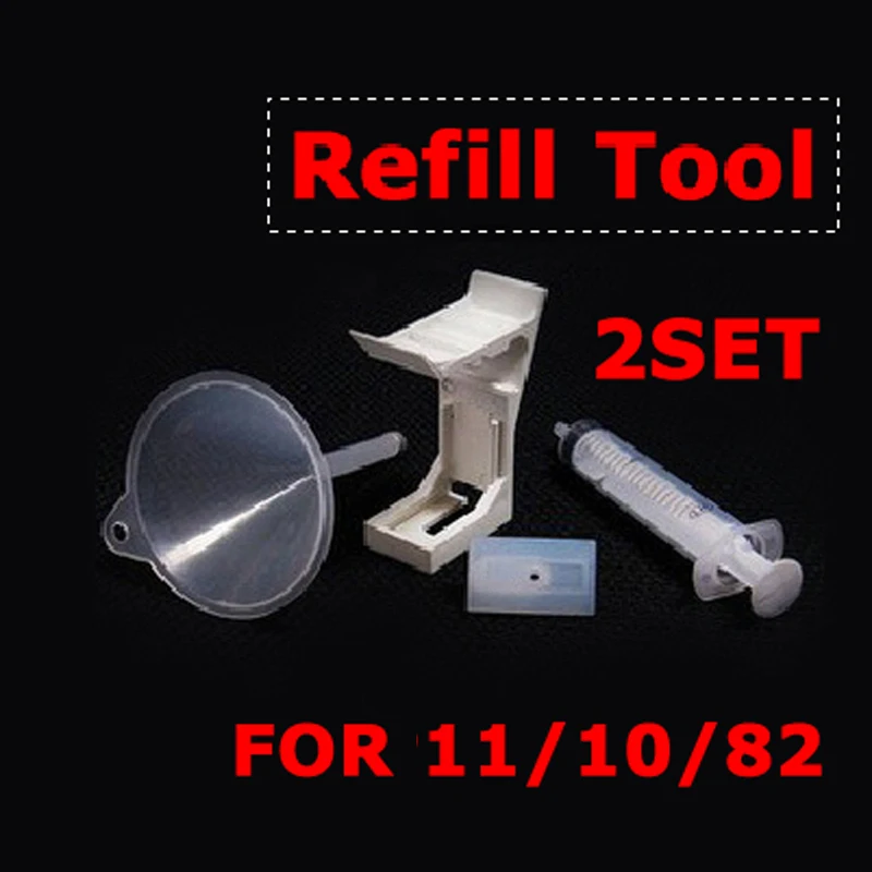 2set for hp11 refill tool compatible printhead cleaner