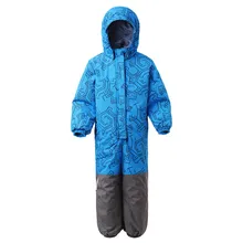 Moomin Moomintroll/ зимний комбинезон для мальчиков; Водонепроницаемая теплая верхняя одежда; детский зимний комбинезон с капюшоном; muumi; ветровка