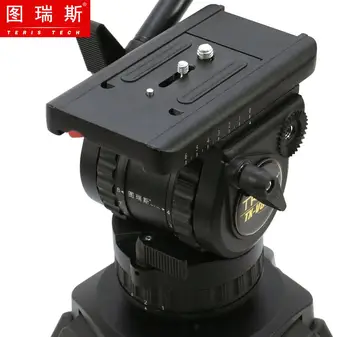 

TRIX TERIS TS80 Professional Tripod Head 75mm bowl Fluid Head Load 8KG for video camera tripod HDV C300 BMCC camera Tilta Cage