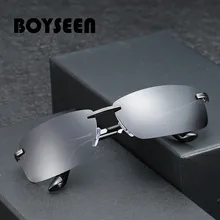 BOYSEEN, модные HD поляризованные солнцезащитные очки, мужские полароидные линзы, UV400, для вождения, металлическая оправа, мужские солнцезащитные очки, 905