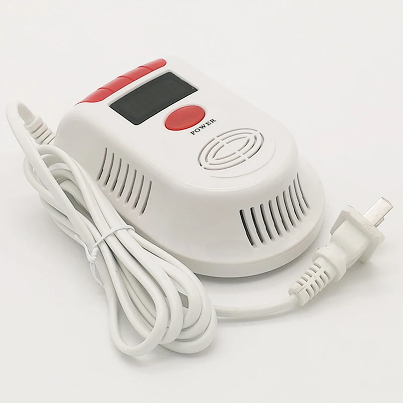 DAYTECH LPG Fired GAS Detector Alarm LED Display LPG LNG Gas Leak Sensor for Home Security