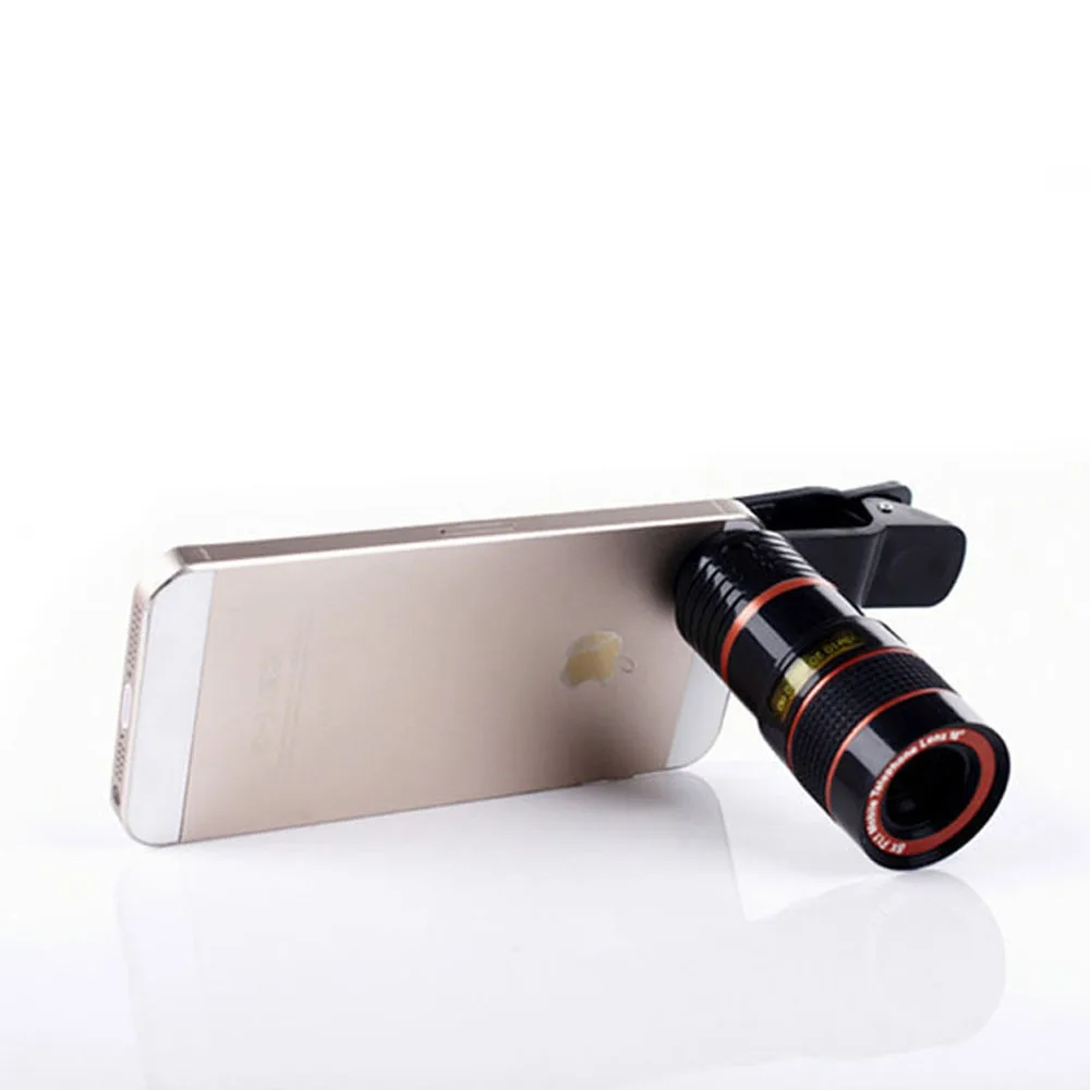 Universal Clip Len 8X 12X Zoom Mobile Phone Telescope Lens