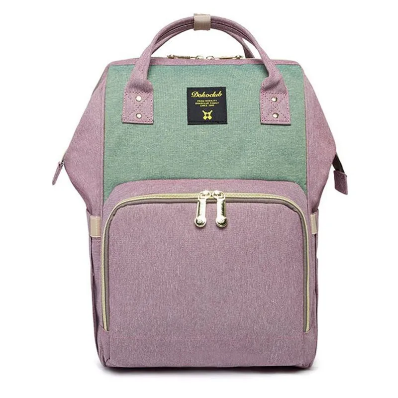 Dokoclub сумка для подгузников для мамы и ребенка, многофункциональная сумка для подгузников, дорожная сумка, влажный водонепроницаемый рюкзак, Большая вместительная сумка для ухода за ребенком - Color: 1