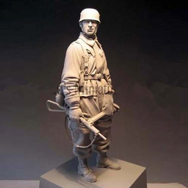 Набор солдат из 1/16 полимерных фигур 158 г неокрашенный и разобранный|resin kit|model kitresin