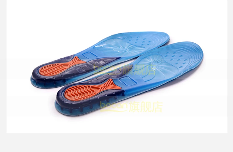 Bocan гелевые стельки наивысшего качества дышащие удобные силиконовые вставки дезодорант амортизация обуви стельки спортивные вставки