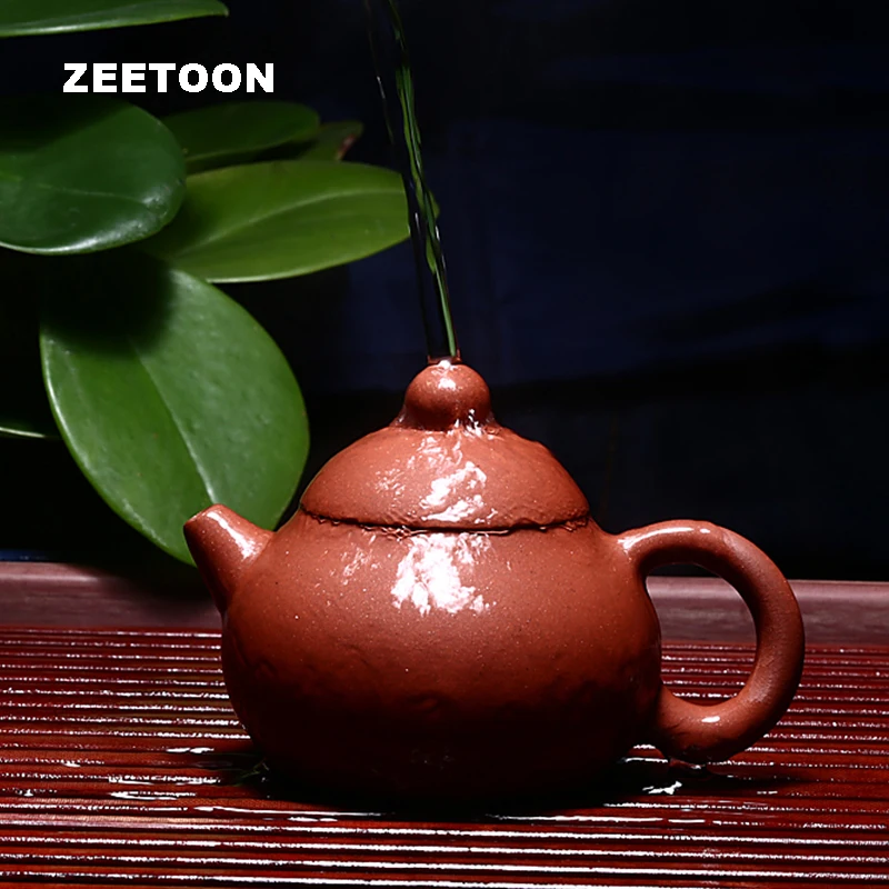 

100cc Authentic Yixing Teapot Xiao Wen Dan Pot Master Handmade Chinese Health Care Purple Clay Kung Fu Tea Set Zisha Tea Pot New
