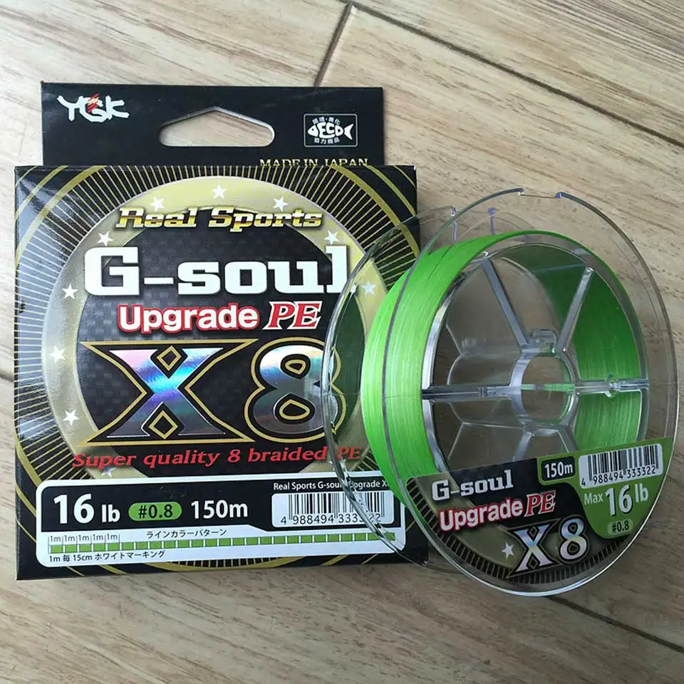 Ygk G Soul X8 Upgrade Pe 8 Braid 0m Fishing Line 0 6 3 0 Size Green High Strength Smooth 100 Original Made In Japan Fishing Line Pe Braid Aliexpress Ygk G Soul X8 Upgrade Pe 8 Braid 0m Fishing Line 0 6 3 0 Size Green High Strength Smooth 100 Original Made In Japan Fishing Line Pe Braid Aliexpress