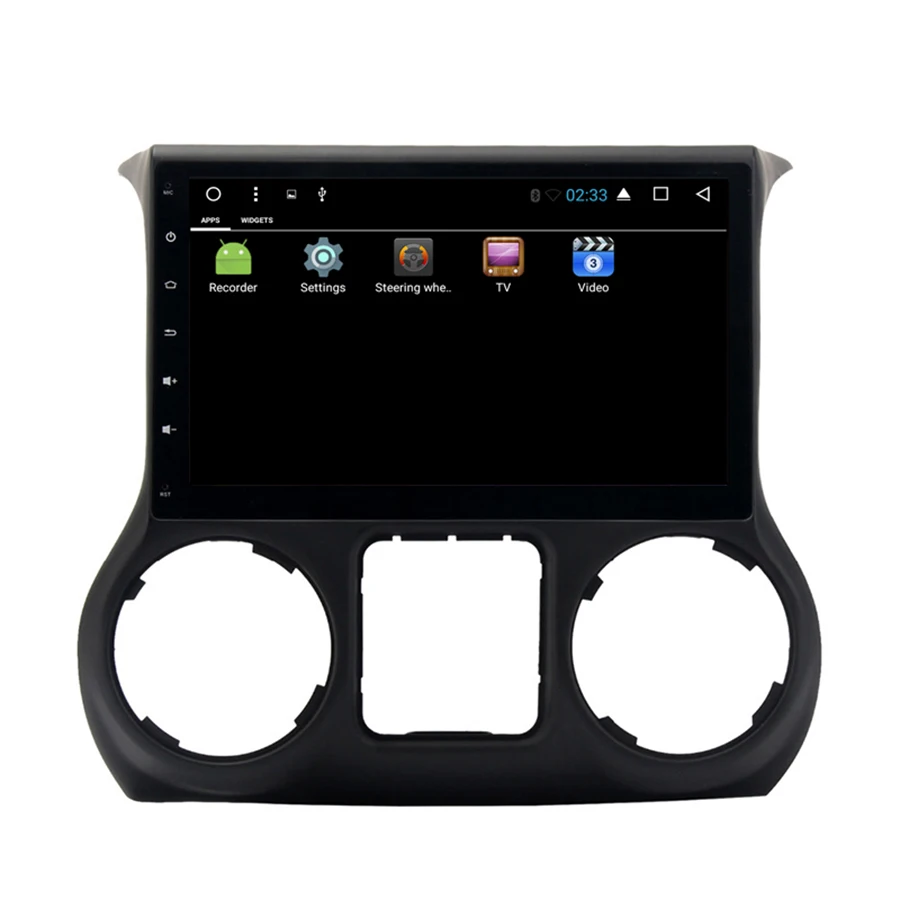Sale Asvegen Android 7.1 Quad Core Car Radio GPS For jeep wrangler 2011-2017 With 2G RAM wifi 4G USB RDS Audio stereo 2