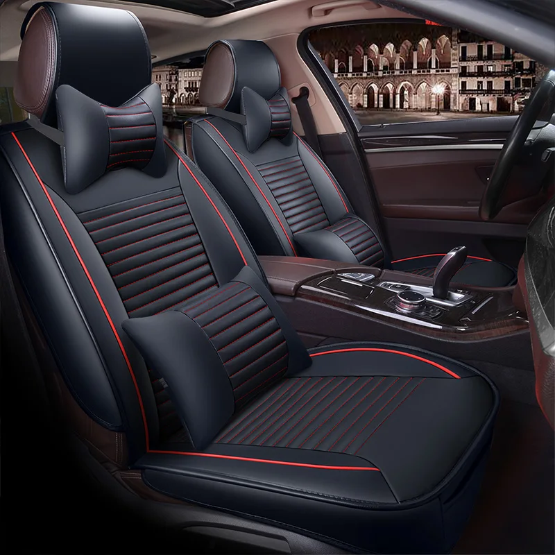 

Artificial Leather auto seats covers pu leather car seat cover for teramont touareg suv phaeton tiguan