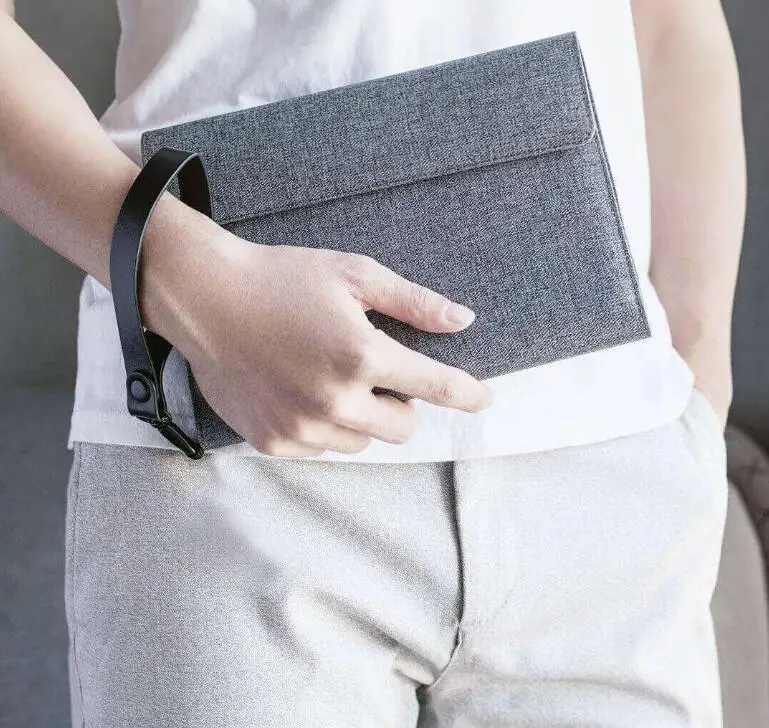 Xiaomi 90 Simple Multifunctional Handbag Waterproof Business Oxford Cloth Cover with Diary Notebook Pockets and Pen Portable Bag (9)