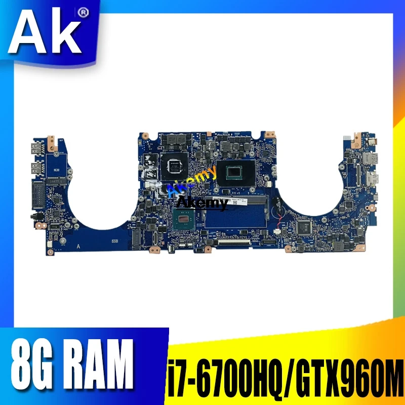 Для For Asus N501VW N501V G501V G501VW материнская плата для ноутбука тест оригинальная 8G RAM i7