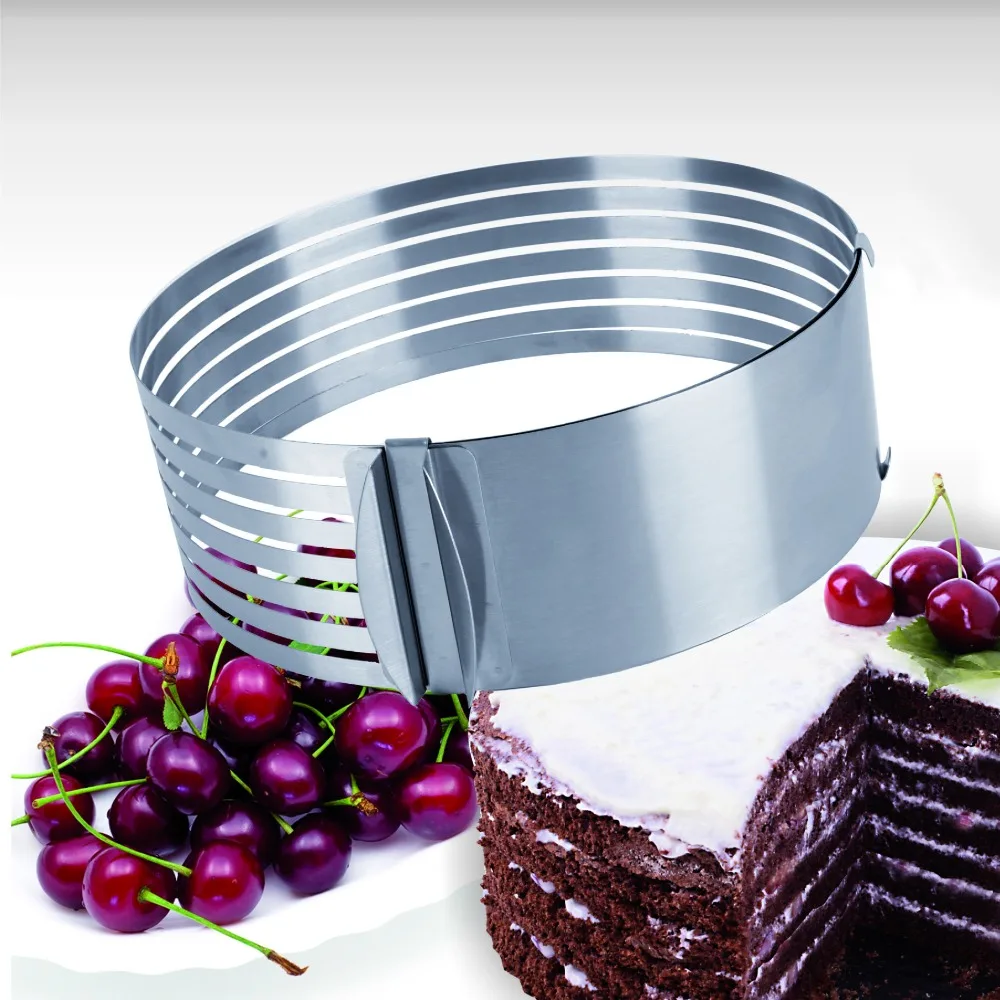 Adjustable Cake Round Cutter Stainless Steel DIY Layered Cake Slicer