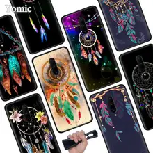 Dreamcatcher Colourful Feathers Black Soft Case for Oneplus 7 Pro 7 6T 6 Silicone TPU Phone Cases Cover Coque Shell