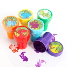 6 шт./лот мультфильм Животные морской Щенок Милый штамп смайлик рекомендую учителям, чтобы узнать масляное уплотнение Автоматическая 6