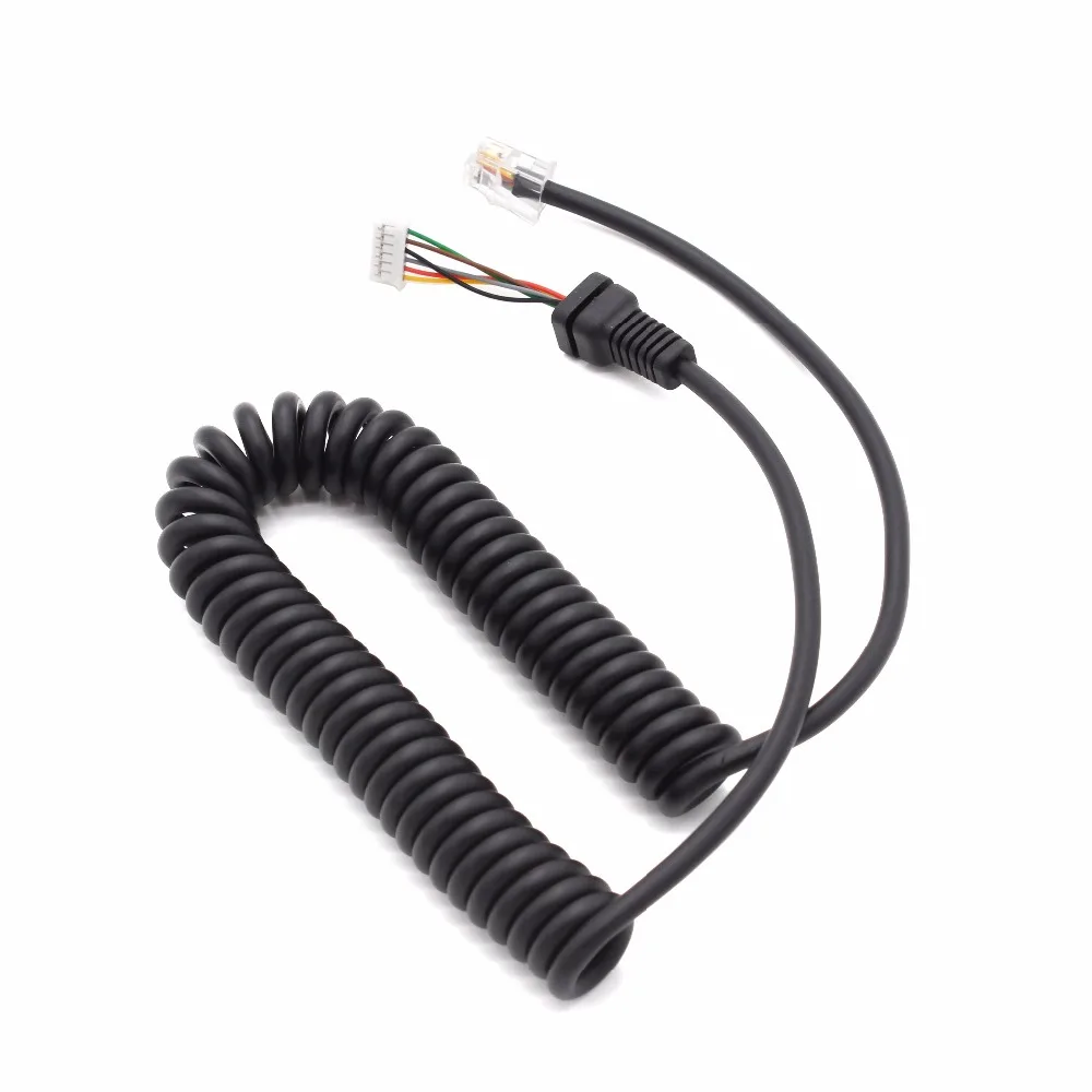 

MH-42 MH-48 Speaker Mic Cable Cord Wire for Yaesu MH-48A6J MH-42B6J Microphone for FT-7800 FT-8800 FT-8900 FT-8900R Car Radio