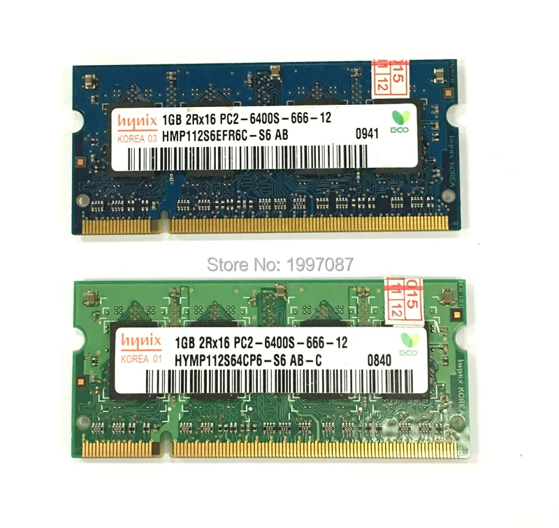 Модуль памяти Hynix PC2-6400 SO DIMM для ноутбука. планки 1 и 2 Гб