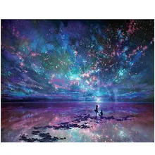 5D Diy горный хрусталь Вышивка целиком из кристаллов картина мозаика любовь небо Алмазная вышивка крестиком украшение дома подарки на заказ фото