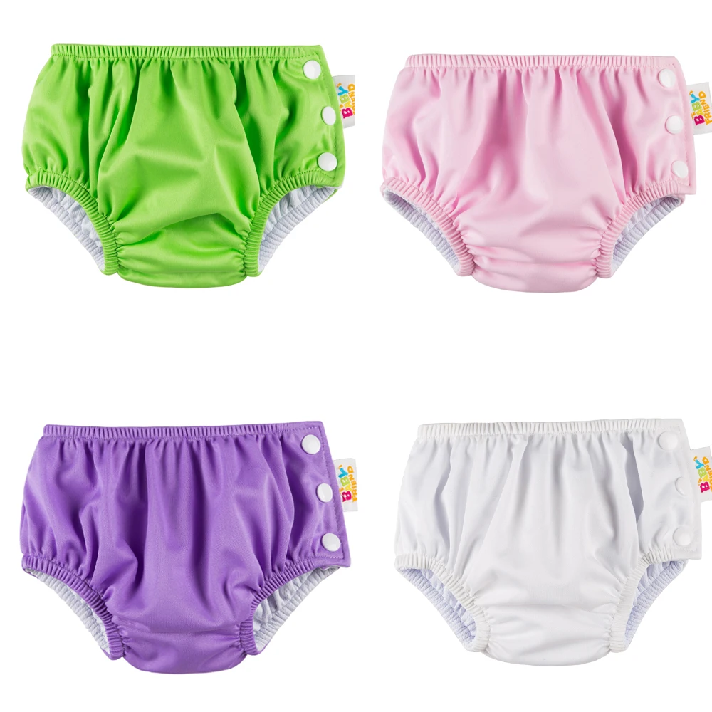 12 pieces Potty Swimming Pants Baby Diapers Eco-friendly Breathable Baby Swimming Diaper Pants