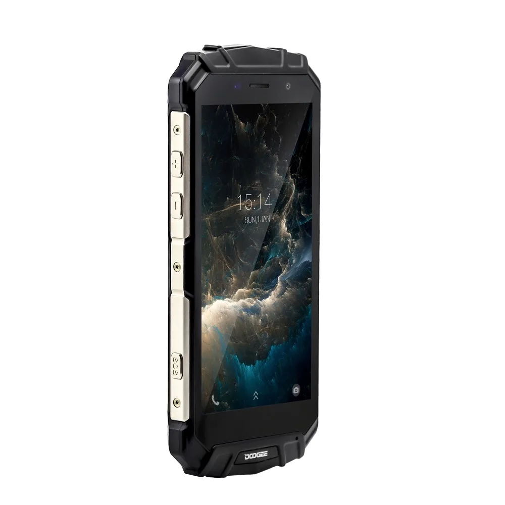 Смартфон DOOGEE S60 Lite IP68 с беспроводной зарядкой, 5580 мАч, 4 Гб, 32 ГБ, 12V2A, быстрая зарядка, 16,0 Мп, 5,2 дюйма, FHD, Восьмиядерный процессор MTK6750T