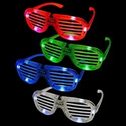 Мигавечерние светодиодные очки для Рождество День рождения Декор для Хэллоуина, вечеринки поставки светящиеся очки