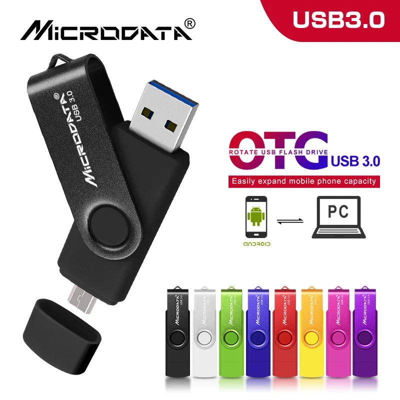 USB 3,0 OTG флеш-накопитель высокоскоростной USB флеш-накопитель 128 Гб 64 Гб Внешняя память USB Флешка 32 Гб 16 Гб микро USB флешка