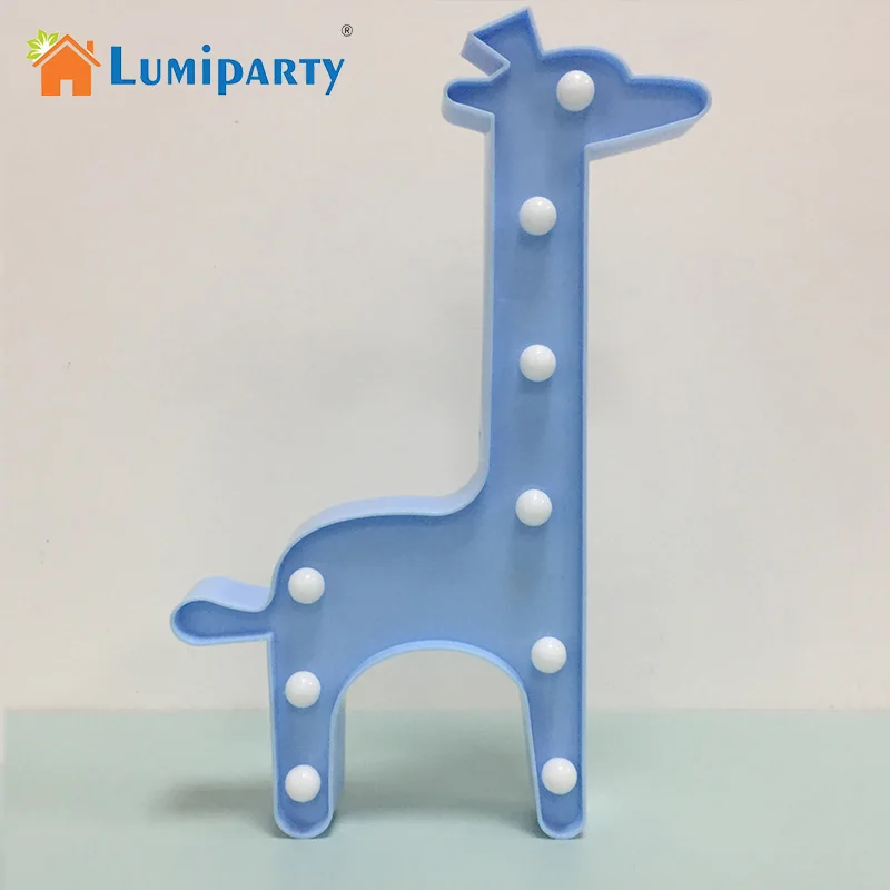 

LumiParty 3D Cartoon LED Giraffe Shape Night Light Table Lamp 3W Indoor Decorative Night light Kids Room Christmas Party