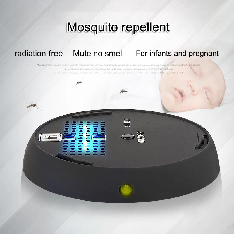 

Outdoor Insect Repellent USB Charging Mosquito Repellent Mosquito Liquid Tablets Mute Protable @LS